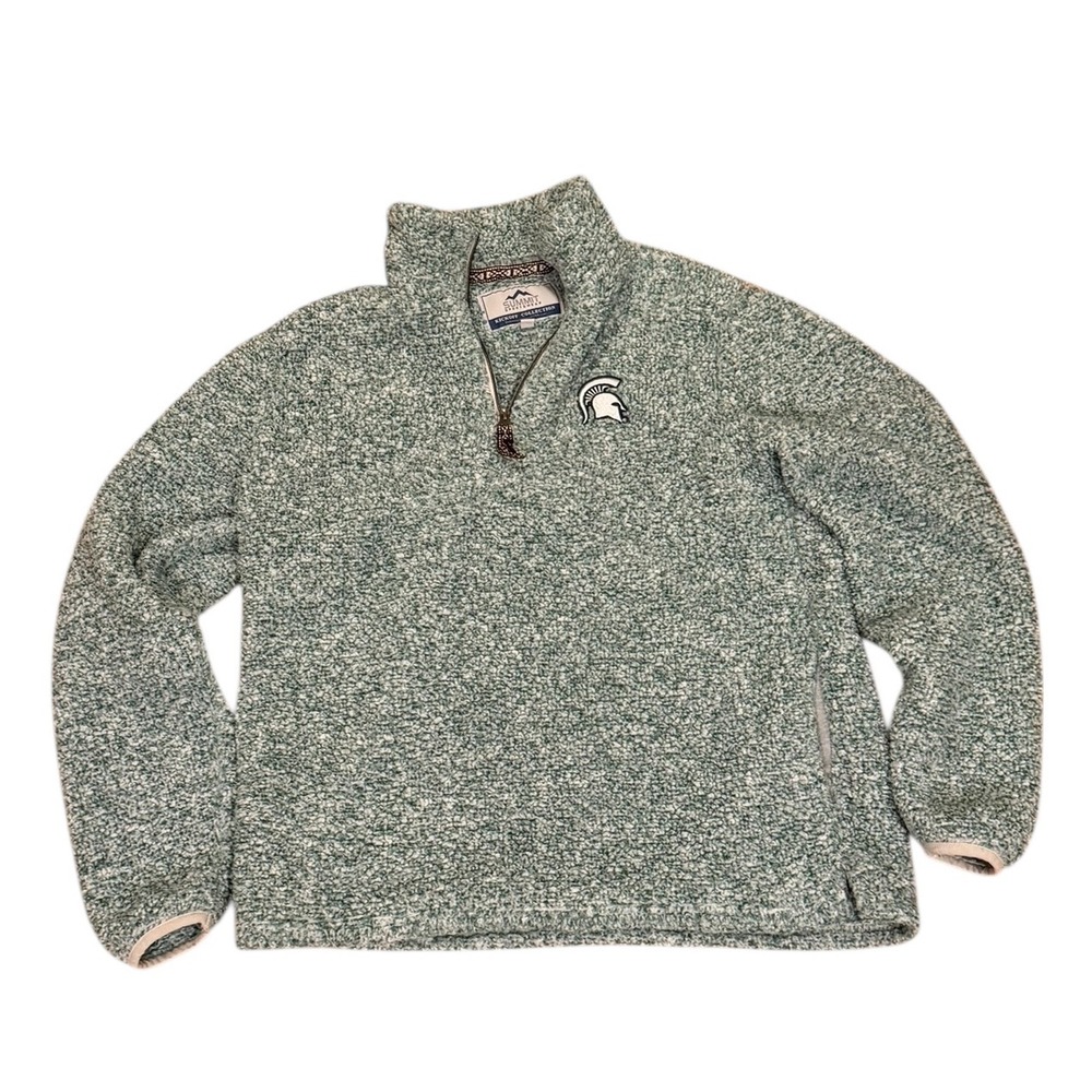 Summit‎ Sportswear Michigan State Size Small Sherpa Quarter Zip Pullover Fleece